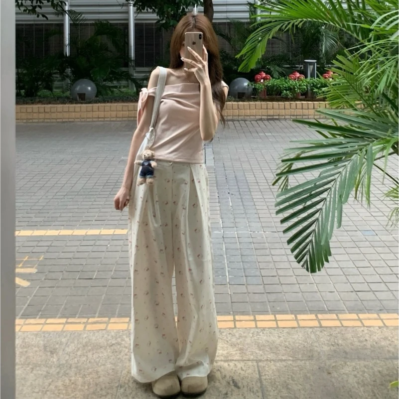 甜美纯欲风设计感一字肩T恤女夏季新款辣妹气质修身显瘦短袖上衣