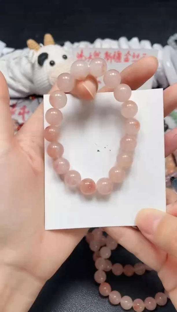 【闪购商品】石英质玉手链未镶嵌桃花卡10