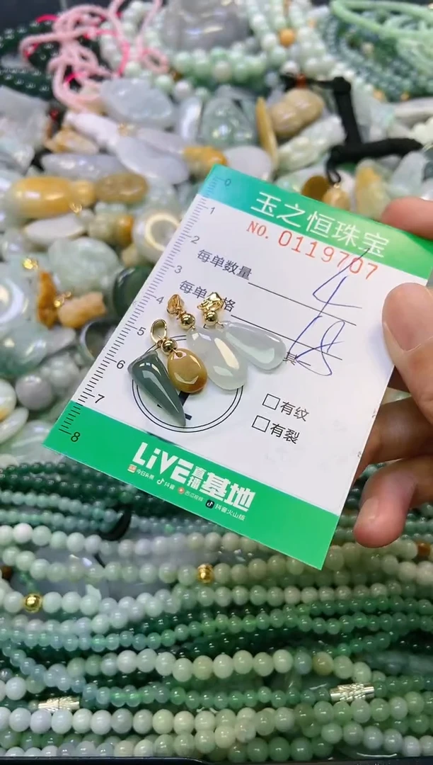 翡翠未镶嵌颈饰闪购0119707