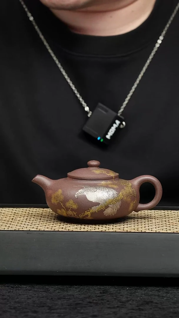 茶壶紫砂五堂 海东青（原扁圆雄鹰）