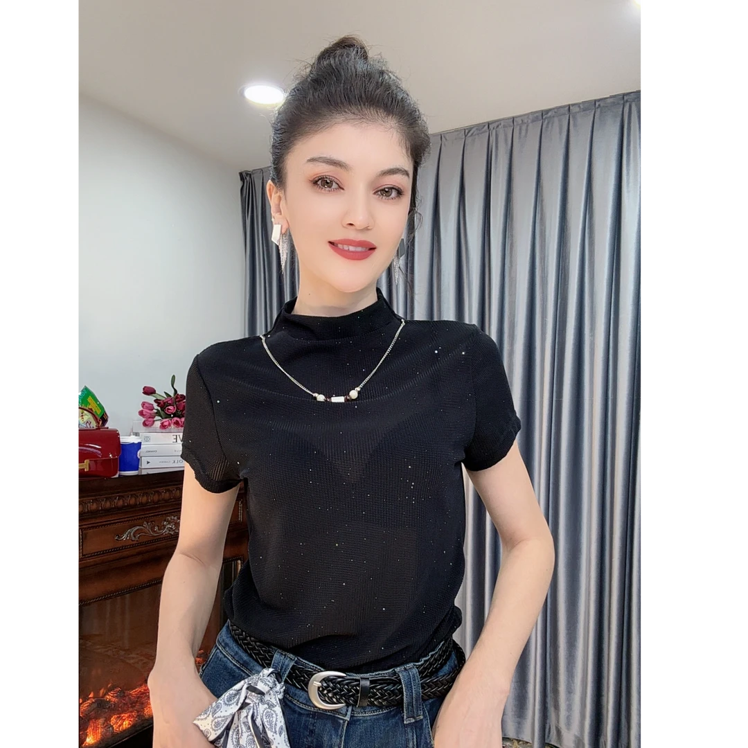 时尚气质百搭洋气高级感休闲9113款T恤