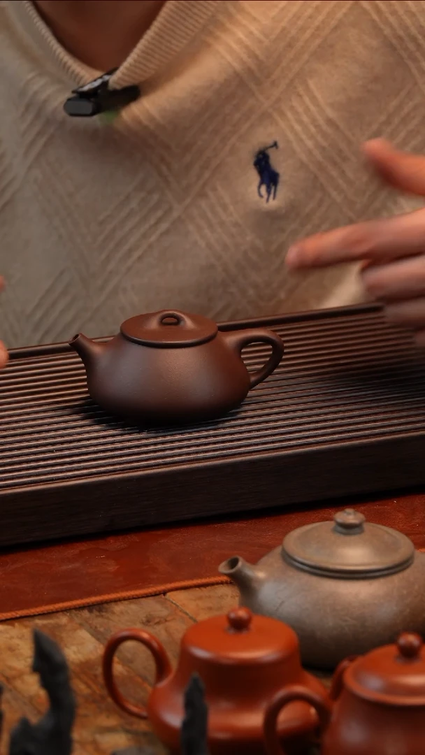 【闪购商品】紫砂茶壶景州石瓢紫