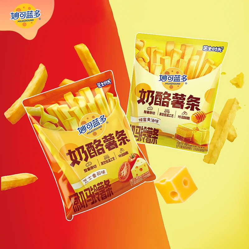 妙可蓝多香脆薯条原切蜂蜜黄油芝士小包装办公室零食追剧解馋必备