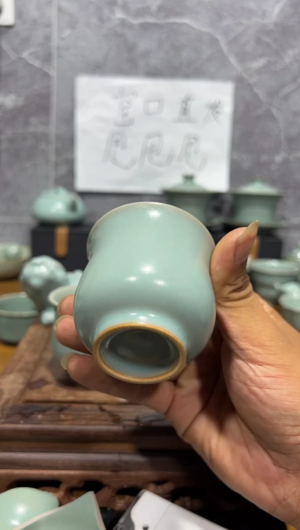 摆件汝州原矿仿古釉汝瓷