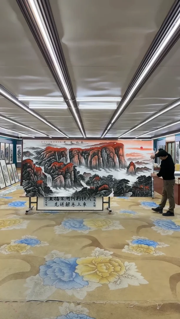 绘画M王红兵-大丈二-山水国画