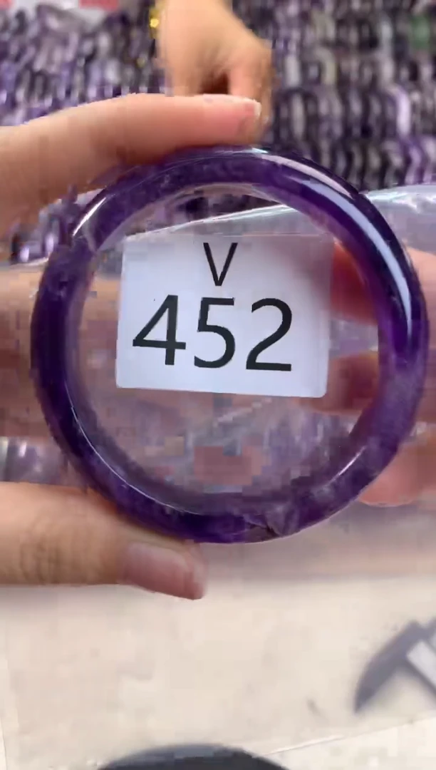 【闪购商品】水晶水晶手镯V未镶嵌452-55