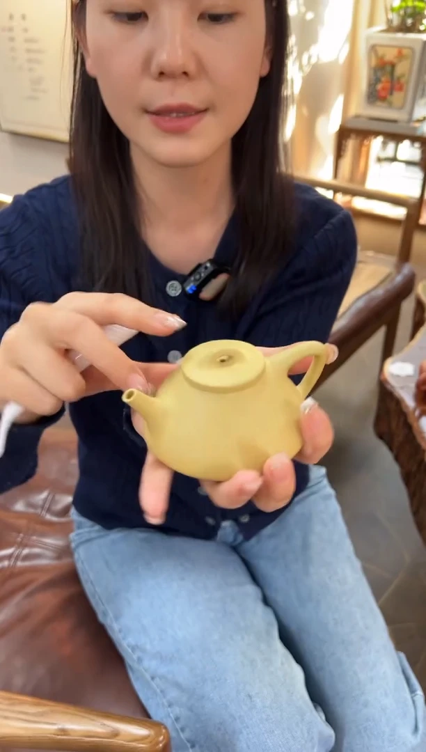 【闪购商品】紫砂茶壶【头哥手工壶】子冶石瓢本绿光素