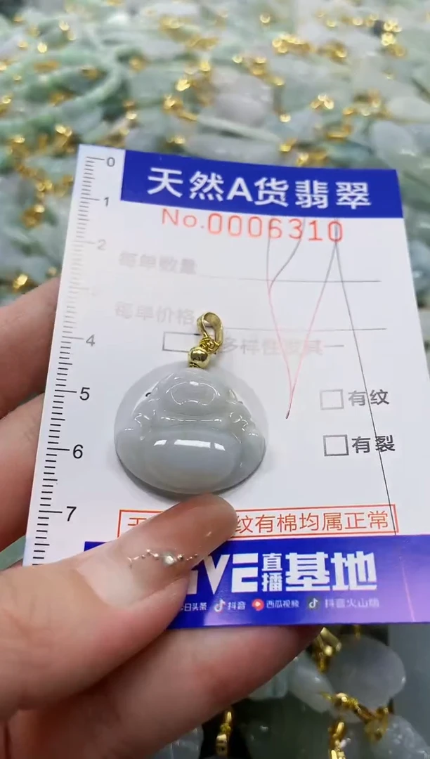 颈饰未镶嵌翡翠天然A货翡翠