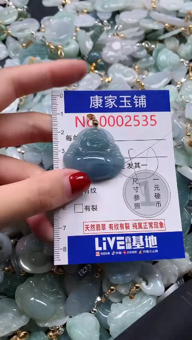 翡翠未镶嵌吊坠(不含链)2535