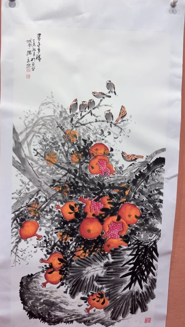 国画师立照老师国画作品