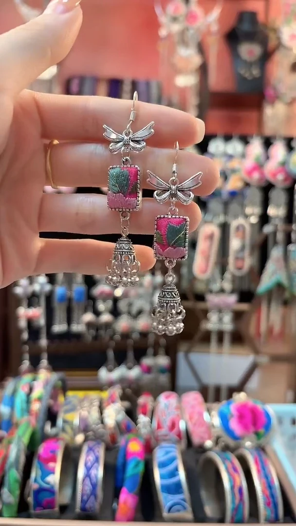 织绣 云织谣民族风精美饰品  141