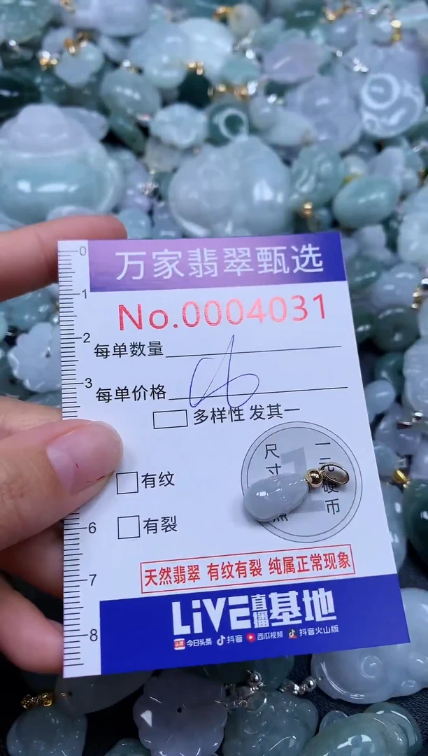 吊坠(不含链)未镶嵌翡翠4031