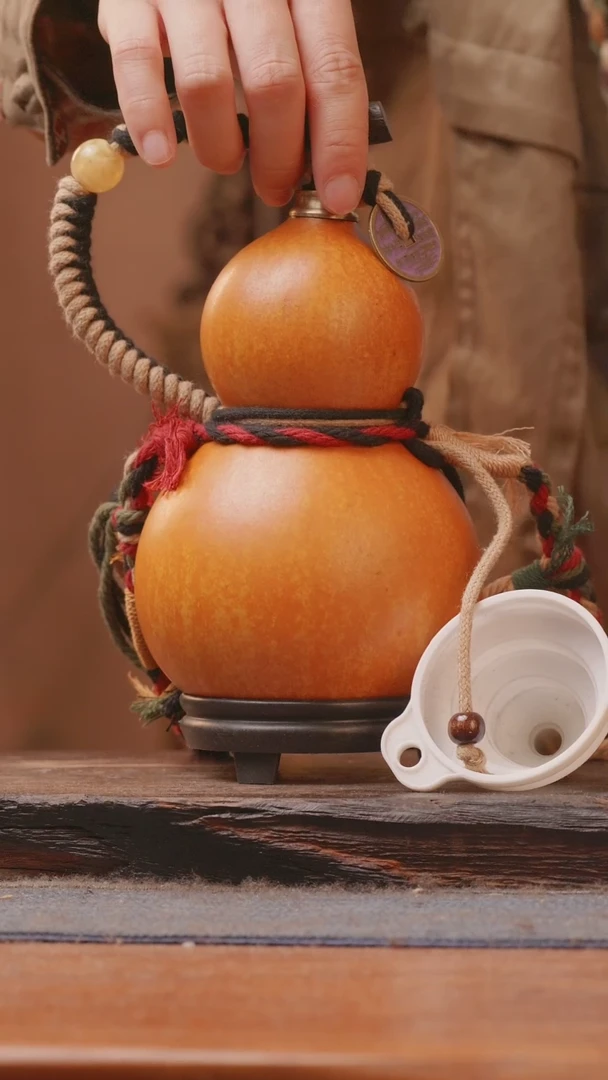 【闪购商品】313号精品大漆葫芦防腐防渗装水茶酒