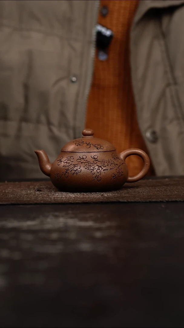 茶壶紫砂原矿手工壶80CC