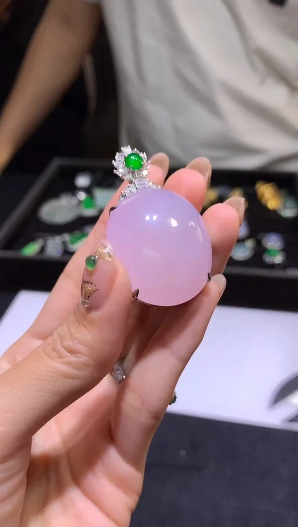 【闪购商品】翡翠颈饰18K金镶嵌6009626/705/1件