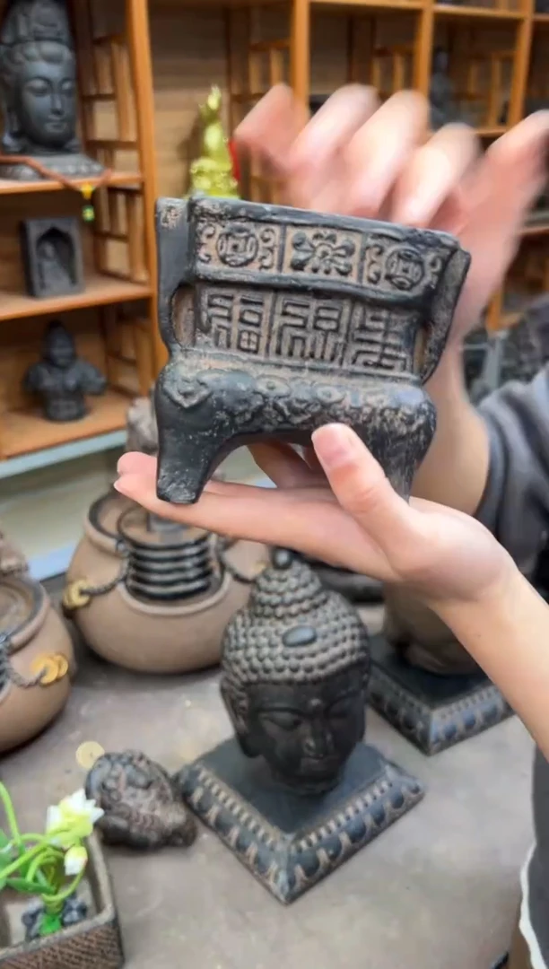 陶土【火山泥】香炉