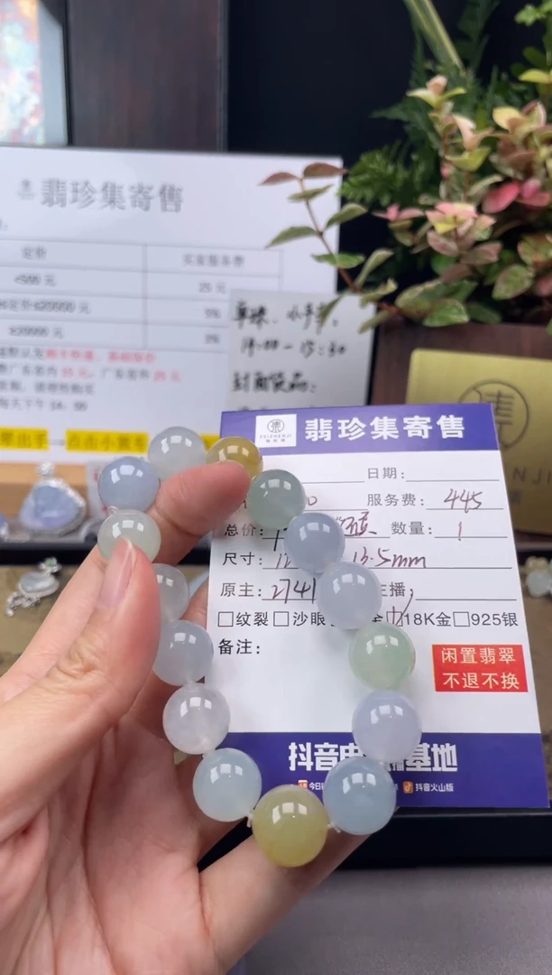 未镶嵌定制翡翠【翡珍集】多宝珠串 闲置商品不退不换