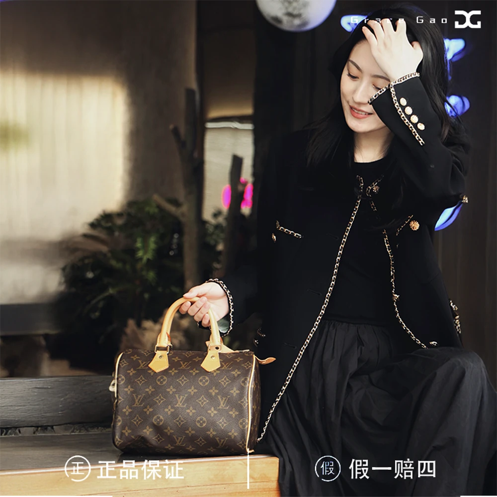 修复品LouisVuitton/路易威登/LV老花speedy25