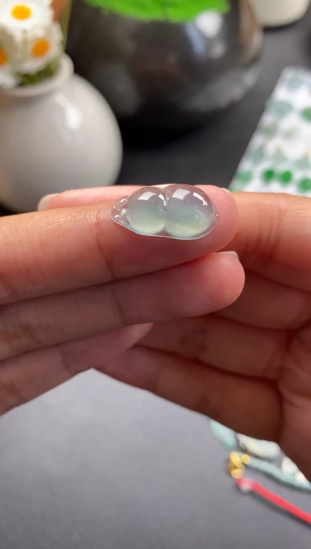 散珠翡翠冰种葫芦