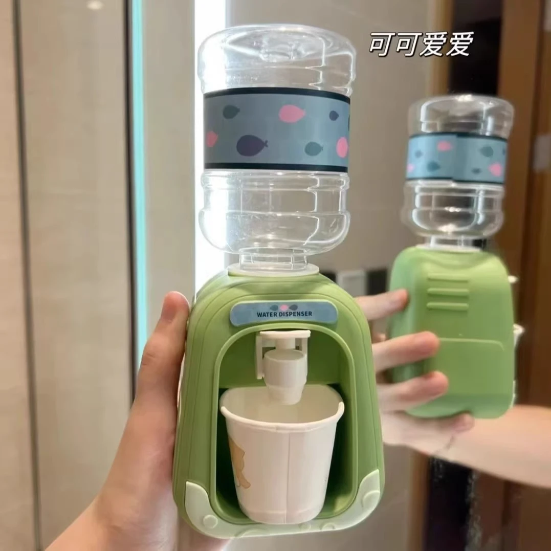 儿童迷你饮水机玩具厨房过家家仿真果汁机可出水男女孩小型饮料机