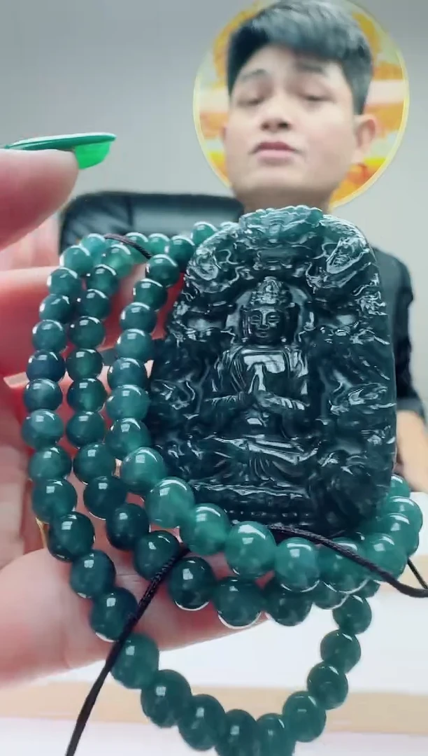翡翠未镶嵌颈饰多样性随机发其一
