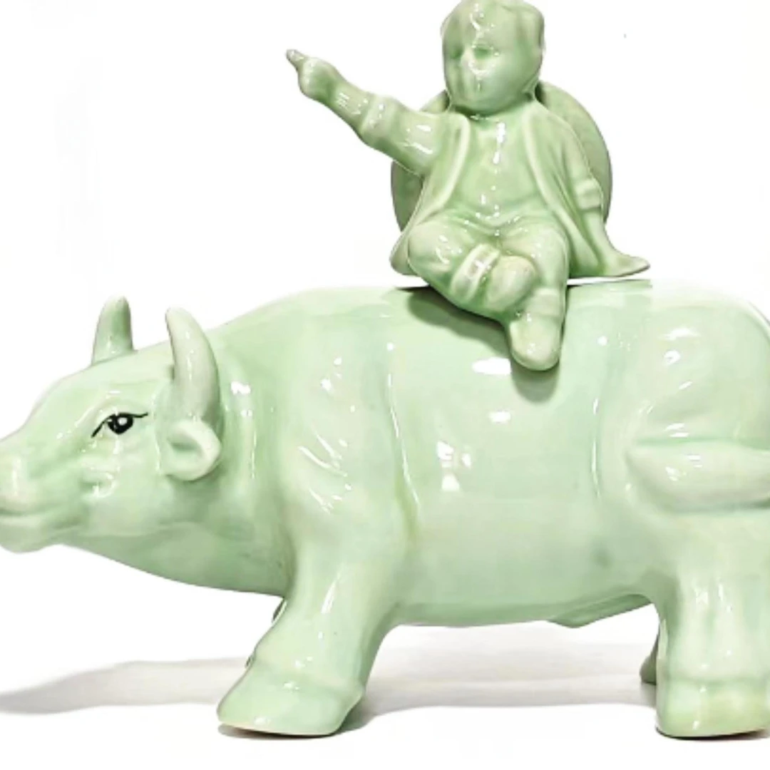 醇家香【牧童牛】清香型白酒礼盒装纯粮53度500ml*1坛53度500