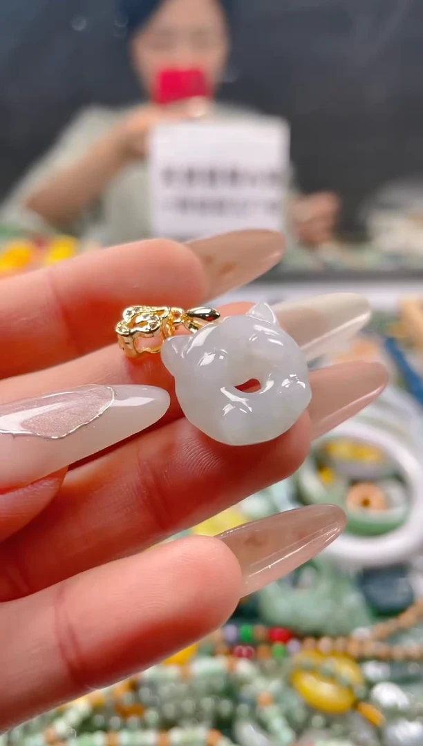 【闪购商品】翡翠颈饰未镶嵌/J/翡翠A货一图一物