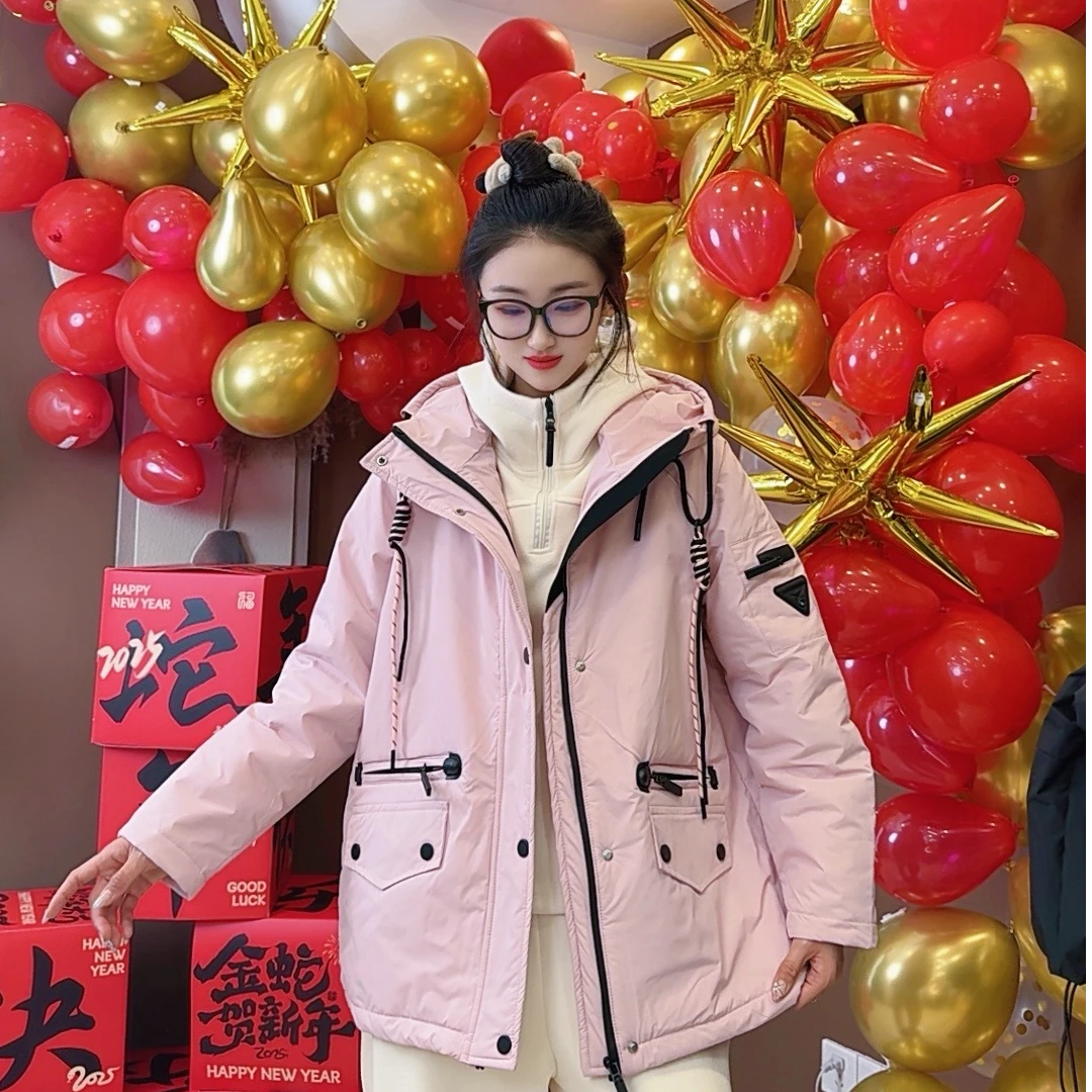 【壹桐优选】24年新款棉服时尚潮流连帽保暖休闲百搭秋冬6598