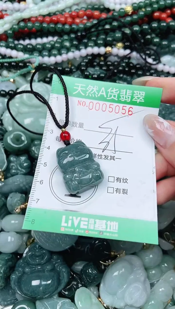 颈饰未镶嵌翡翠翡翠