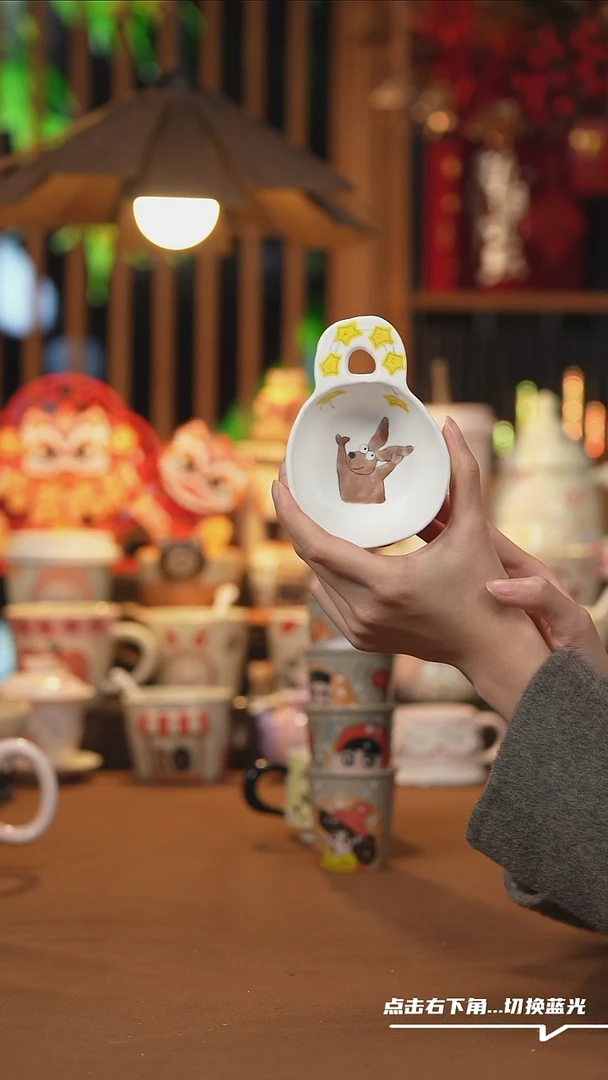 【闪购商品】杯子A831创意手绘陶瓷水杯