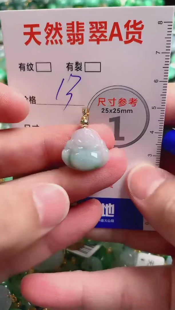 翡翠未镶嵌颈饰13004329