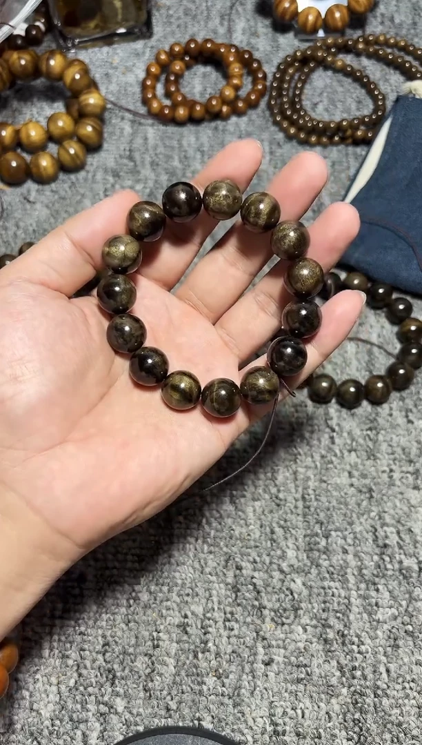 手串/手链金丝楠阴沉金丝楠1.5果香味68