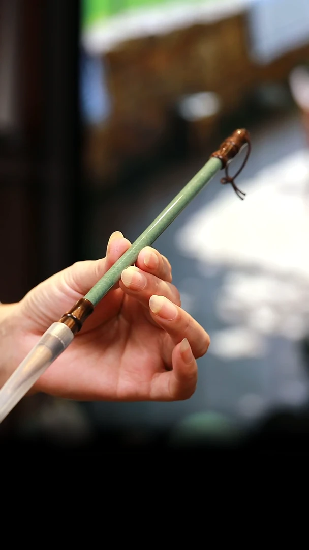 未镶嵌摆件翡翠毛笔