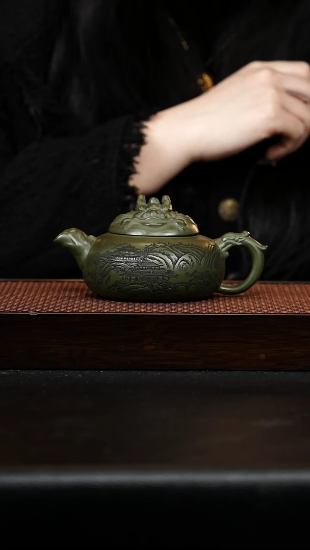 紫砂茶宠掇只鳌头