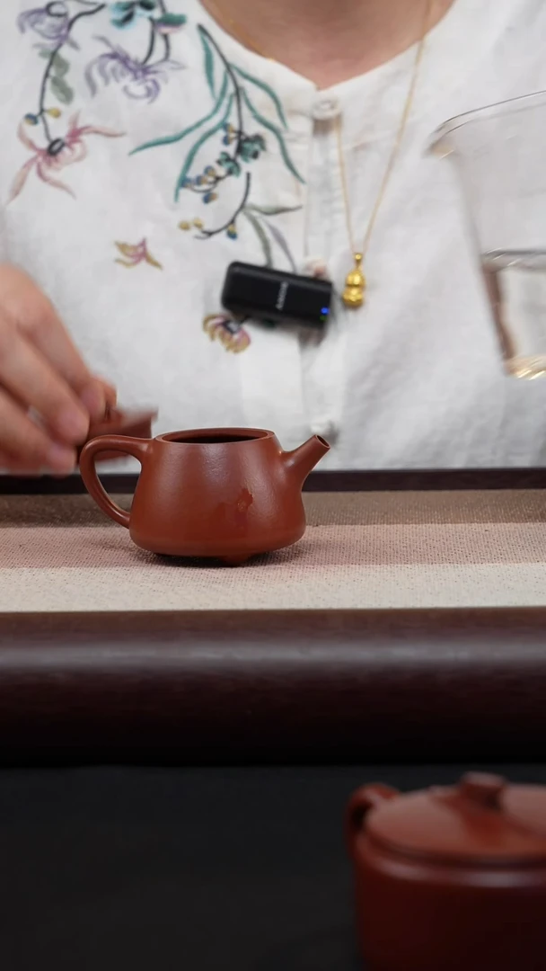 【闪购商品】紫砂茶壶朱泥-高石瓢MH-1689