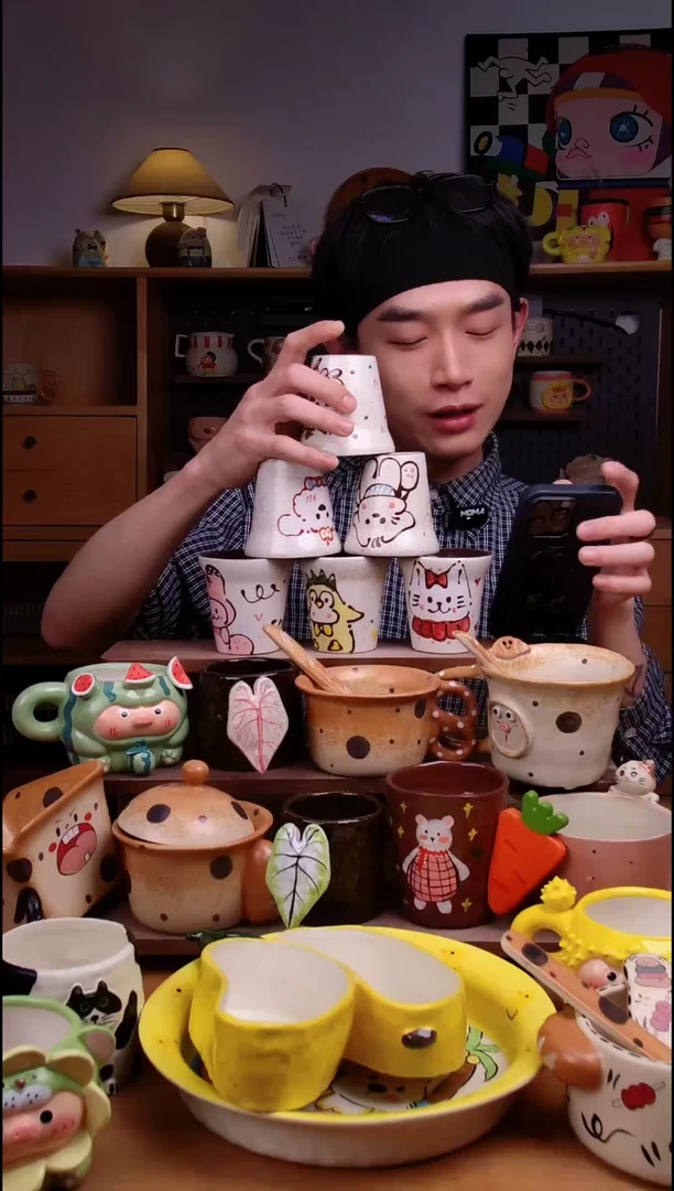 杯子陶6款不定向发货1只！景德镇设计师款陶瓷