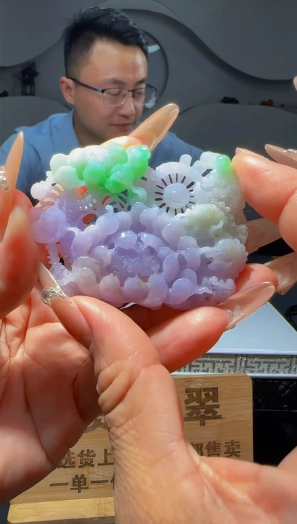 【闪购商品】定制翡翠未镶嵌Q02654翡翠毛货