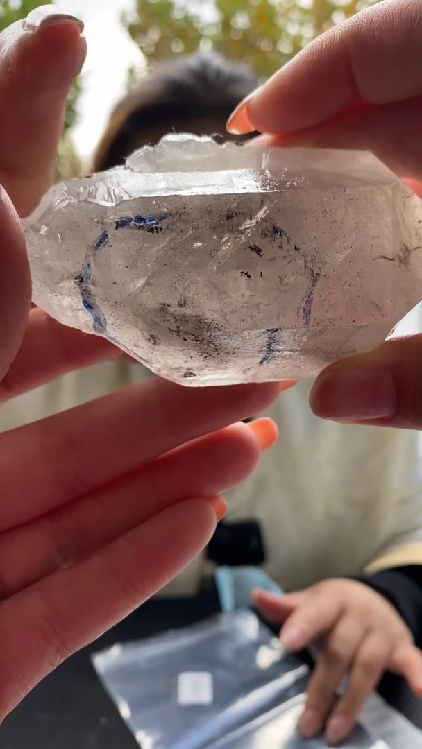 未镶嵌珠宝半成品水晶水胆原石D305