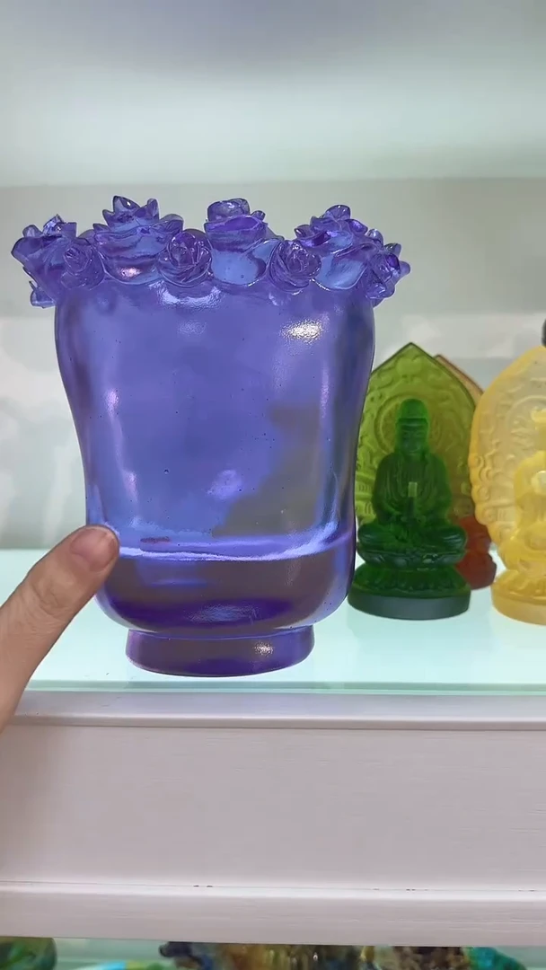 手工艺品琉璃花瓶