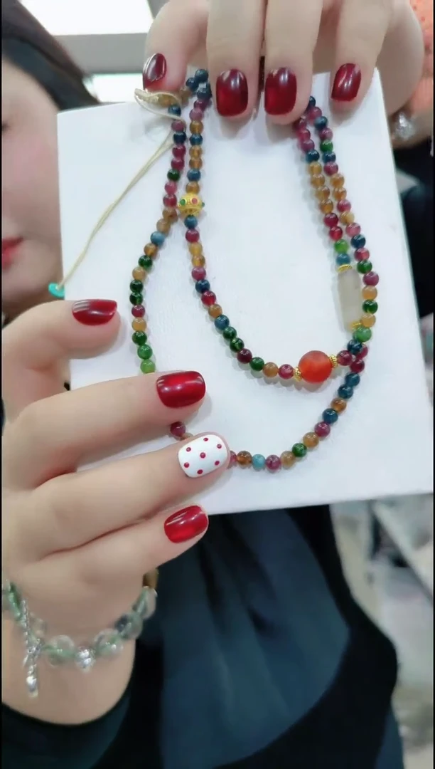 【闪购商品】碧玺颈饰合金1865 碧玺万能链