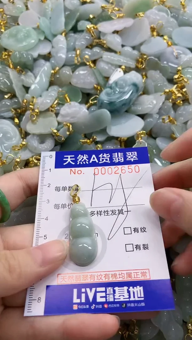 颈饰未镶嵌翡翠天然A货翡翠