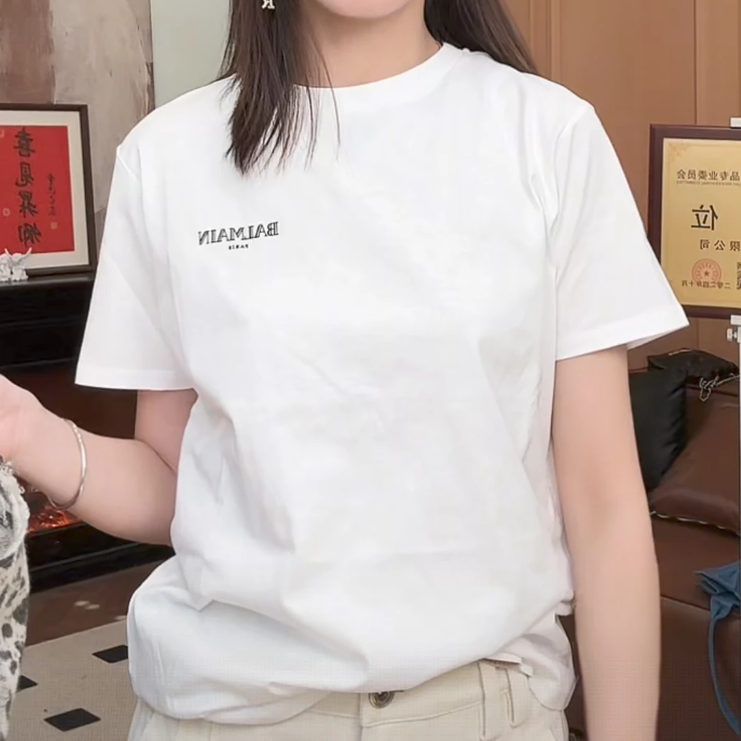 未使用 BALMAIN/巴尔曼 T恤 童装 圆领短袖字母徽标 儿童款 ZC