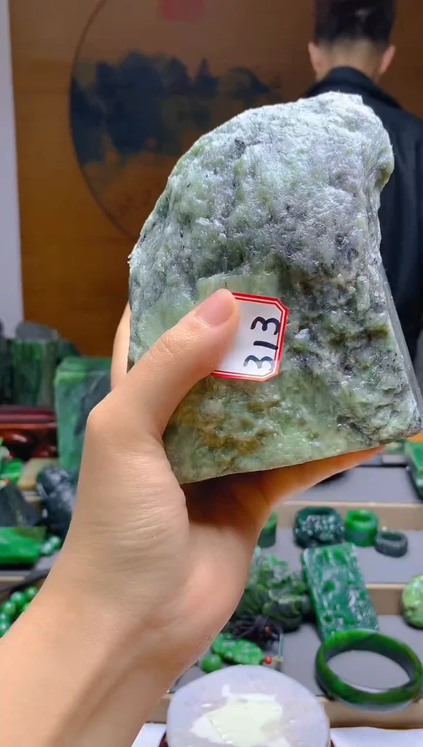 【闪购商品】和田玉（碧玉）珠宝半成品未镶嵌1