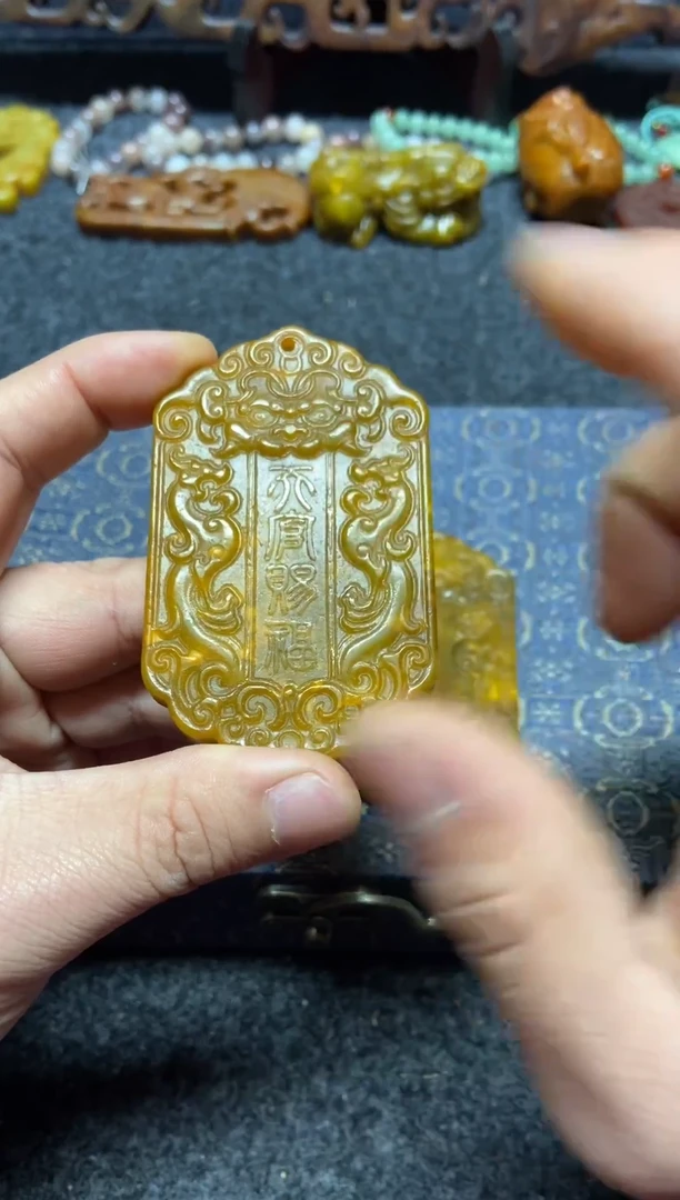 未镶嵌蛇纹石玉吊坠(不含链)直播间专用链接