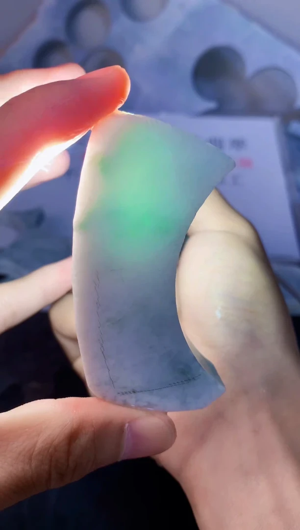 裸石翡翠天然缅甸A货翡翠FC24