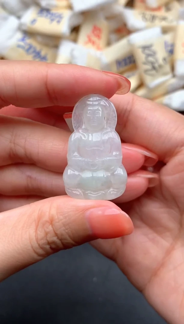 未镶嵌挂件翡翠微瑕