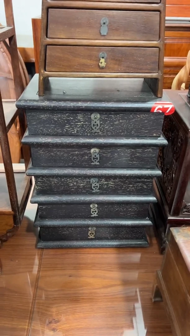67紫檀木五斗柜1