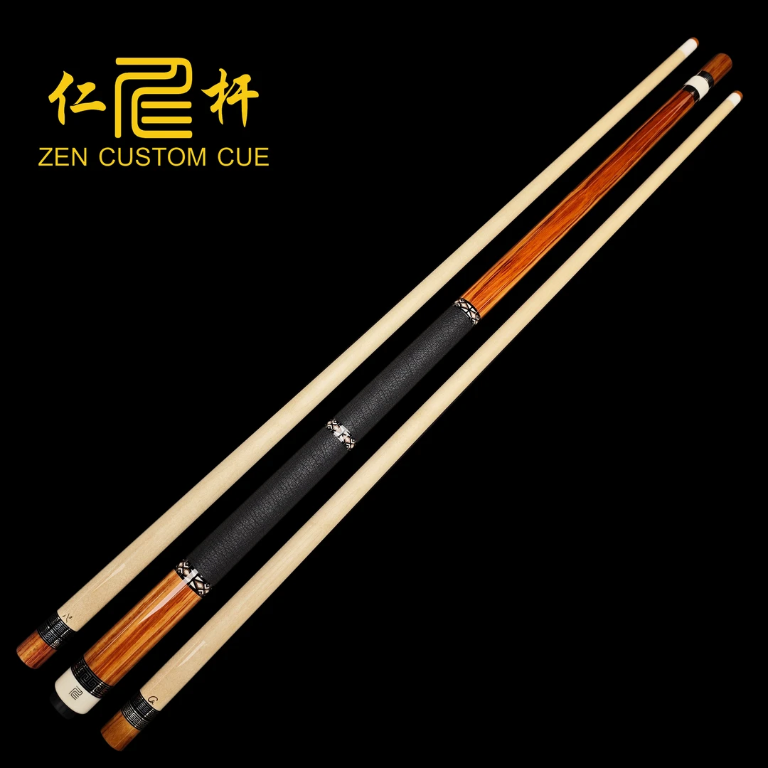 【仁杆】FG环郁金香素面，双前节现货实拍，手工杆台球杆