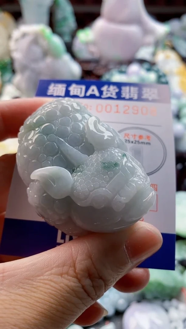 翡翠未镶嵌吊坠(不含链)1