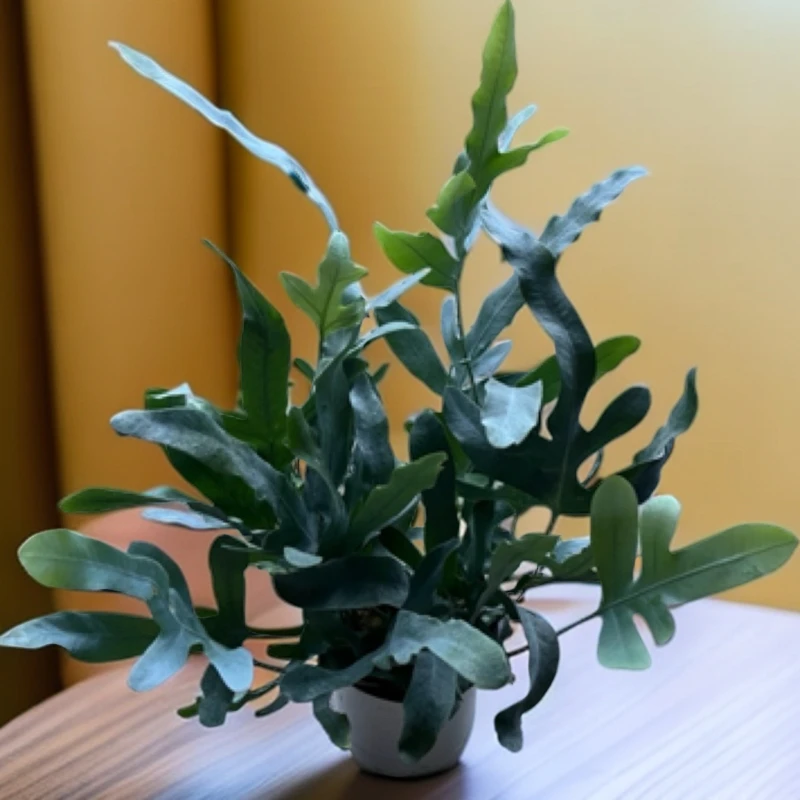 蓝星水龙骨蕨类观叶植物水蓝色叶片鱼骨状净化空气室内外好养